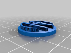 amirah 3 monograma colgante la joyería personalizado 3d print model - Mito3D
