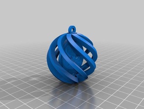 spinning cat ornament math art customized 3d print model - Mito3D