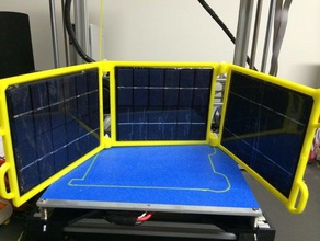 foldable solar panel 136 100 sport outdoors 3d print model - Mito3D