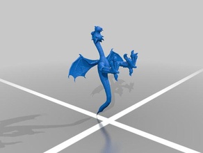 patch de dragão criaturas minatures monstro brinquedo 3d print model - Mito3D