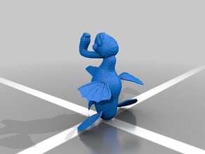 periscopefish sculture creatura monster scifi giocattolo 3d print model - Mito3D