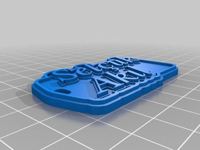 sel&ccediluk akl llaveros personalizado 3d print model - Mito3D