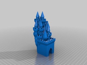 my customized grand castle generator buildings structures 3d print model - Mito3D
