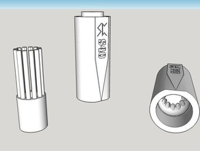 airsoft 40 milímetros granada de velocidade carregador as ferramentas rápido moscart shell softair 3d print model - Mito3D