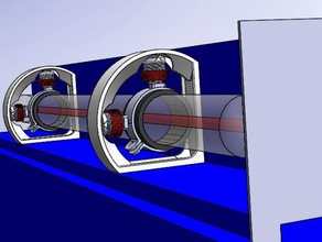 adjustable laser tube holder parts 3d print model - Mito3D