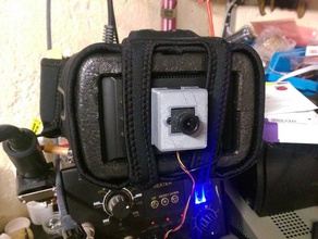quanum v2 ön kamera montaj snap-on rc araçlar 3d print model - Mito3D