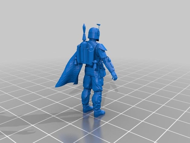 boba fett 3d la impresión pruebas 3D print model - Mito3D