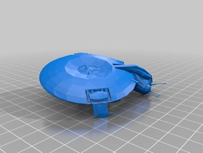 droid gunship 3d drucken 3d print model - Mito3D