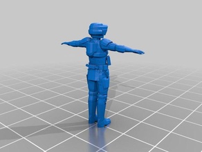 imperial scout trooper 3d impressão 3d print model - Mito3D