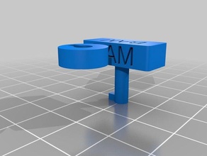 meine kundenspezifische Manschettenknöpfe-twist-off-base Schmuck 3d print model - Mito3D
