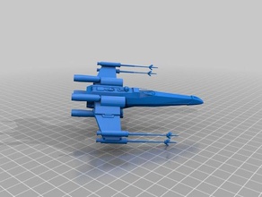 rebel x-wing 3d drucken 3d print model - Mito3D