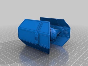 sw imperial tie fighter advanced 3d printing 3d print model - Mito3D