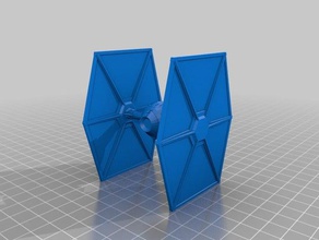 sw imperial tie fighter 3d printing 3d print model - Mito3D