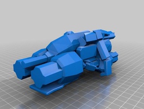 tranformer bumblebee canhão de plasma 3d impressão 3d print model - Mito3D