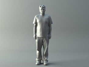 male figure people 3d print model - Mito3D