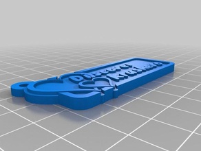 22072016 discover keychains customized 3d print model - Mito3D