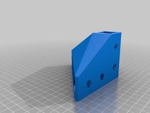 2020 parametric v-slot corner bracket 3d printing customized 3d print model - Mito3D