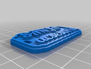 sanja llaveros personalizado 3d print model - Mito3D