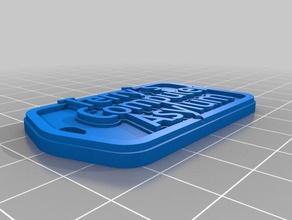 tca llavero llaveros personalizado 3d print model - Mito3D