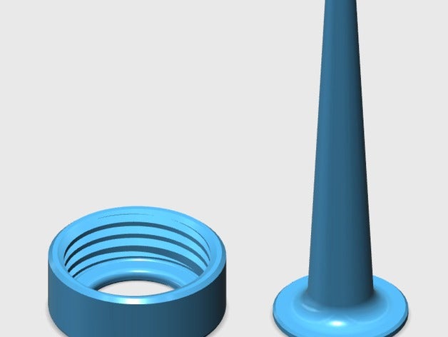 simple watering spike outdoor garden 3D print model - Mito3D