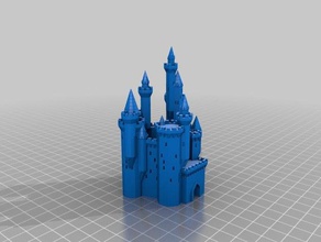 crazy castle1 buildings structures customized 3d print model - Mito3D