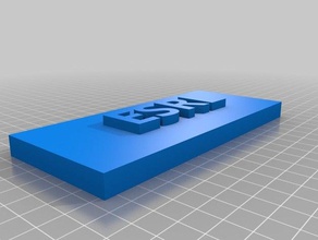 esrl signos logotipos personalizado 3d print model - Mito3D