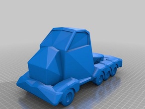 my customized procedural toy vehicle- all random - openscad games 3d print model - Mito3D