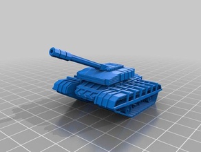 my customized procedural miniature game tank all random games 3d print model - Mito3D
