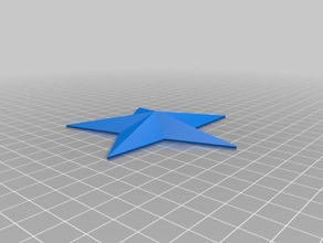 star 3d openscad library math art customized 3d print model - Mito3D