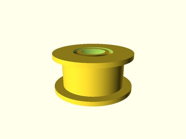 polea tensora rodamiento imprime completamente montado 3d de la impresora partes 3D print model - Mito3D