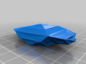 özel usul uzay gemimi tüm openscad rastgele araçlar 3d print model - Mito3D