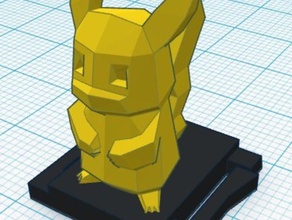 pikachu reflex numérique griffe plug 3d l'impression 3d print model - Mito3D