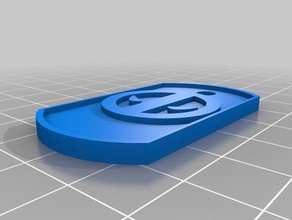 deadpool dog tag 3d printing 3d print model - Mito3D