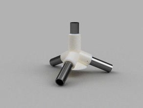 25mm conduit tripod diy 3d print model - Mito3D
