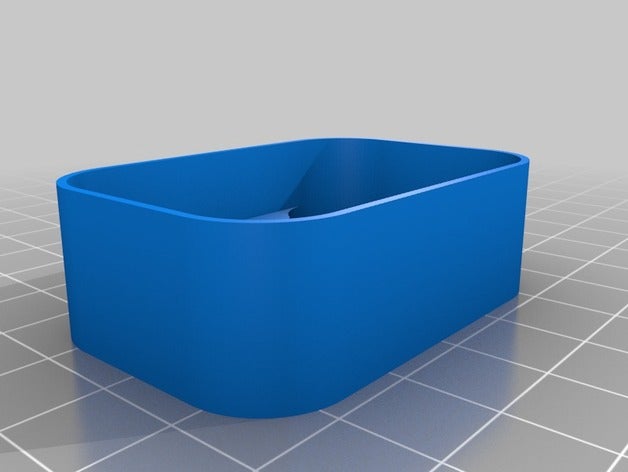 cr123 case bottom containers customized 3D print model - Mito3D