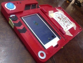 o iphone 5 se pokedex beta brinquedo jogo os acessórios bateria de backup 5s caso do pokemon ir 3d print model - Mito3D