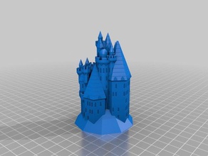 better castle buildings structures customized 3d print model - Mito3D
