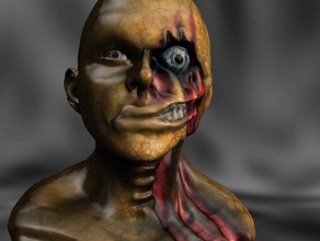 dead sculptures 3d printer printing slash zombie zombies 3d print model - Mito3D