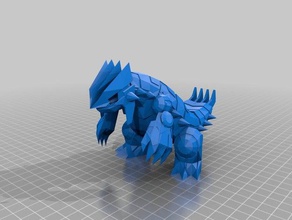 groudon fixed 3d printing