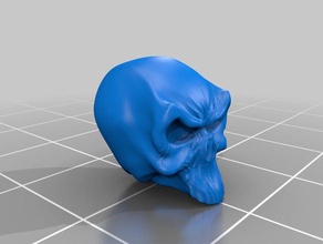 skull sculptures 3d printer printing slash 3d print model - Mito3D