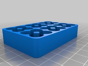 24 pilhas aaa organização personalizado 3d print model - Mito3D