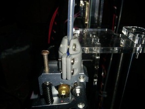 filament holder bowden-extruder 3d Drucker - Zubehör ptfe-Rohr line tube Düse feed-Rohr gerade passend 3d print model - Mito3D