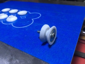 stores à enroulement bouton le remplacement pièces 3d print model - Mito3D