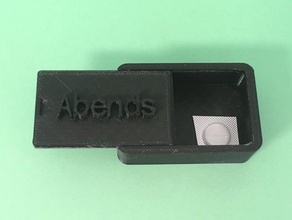 tabletten dose abends les conteneurs personnalisé 3d print model - Mito3D