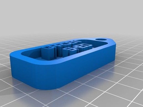 tag key hangar ménage personnalisé 3d print model - Mito3D