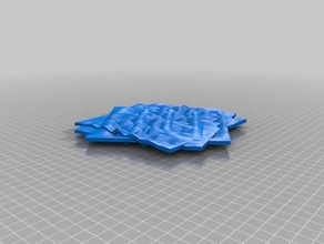 wobblin Oberfläche Skulpturen 3d print model - Mito3D