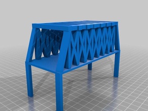 truss bridge 3d drucken 3d print model - Mito3D