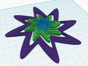 star deco la decorazione stella 3d print model - Mito3D