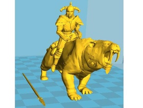 ferox rider sabretooth games 3d print model - Mito3D