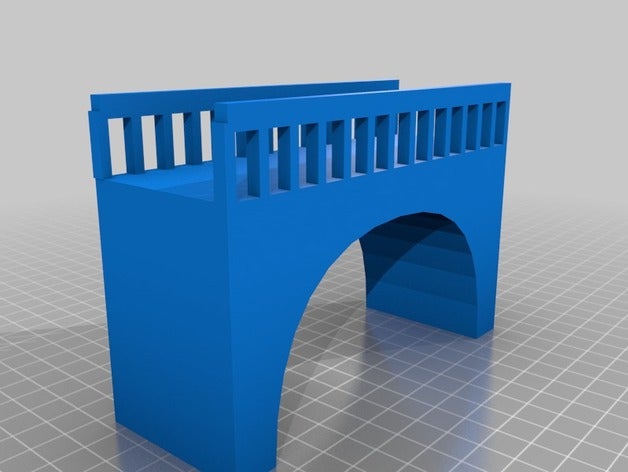 ponte de arco 3d impressão 3D print model - Mito3D